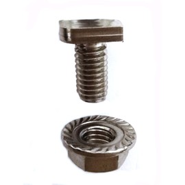 GAO Flora 50 Hammer Head Screws M6 x 12 with Flange Nut Stainless Steel