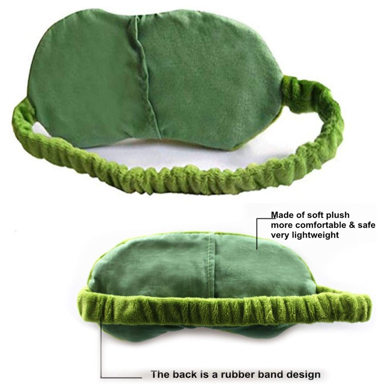 LHKJ 3D Sleeping Mask Cute Frog Eye Mask Sleeping Goggles