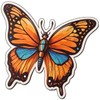 3PC 3'' Butterfly Sticker Vinyl Stickers, Laptop Decal, Water Bottle