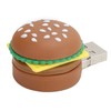 USB 2.0 Flash Drive Hamburger Shape Memory Stick 3D Cartoon