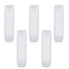 Refillable Cosmetic Containers, 5 Pieces 1 Oz Travel Bottles Mini Squeeze Bottle Makeup Containers Empty Lotion Bottles Toothpaste Container Reusable Travel Dispensers Bottles for Liquids Toiletries