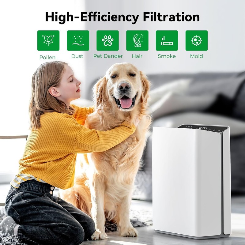 Afloia Pet Allergy Filter, Compatible with Europa Air Purifier, Remove