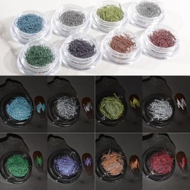 BAIYIYI Reflective Nail Art Striping Tape Lines, 8 Color Sparkly Light Reflective Strips Nail Decals Superfine Stripe Line Non Self-Adhesive Nails Stickers for Y2K Nails Decorations DIY Nail Tip