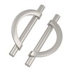 9BUILD 10 Pack 3.75 Inch Brushed Satin Nickel Kitchen Cabinet