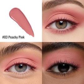 Erinde Sombra de ojos Líquida Matte, Sombra de Ojos en Crema Altamente Pigmentada con Textura Aterciopelada, Sombra Líquida Compacta de Larga Duración