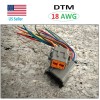 Deutsch 18 AWG Deutsch DTM 8 Pin Automotive Wire Waterproof