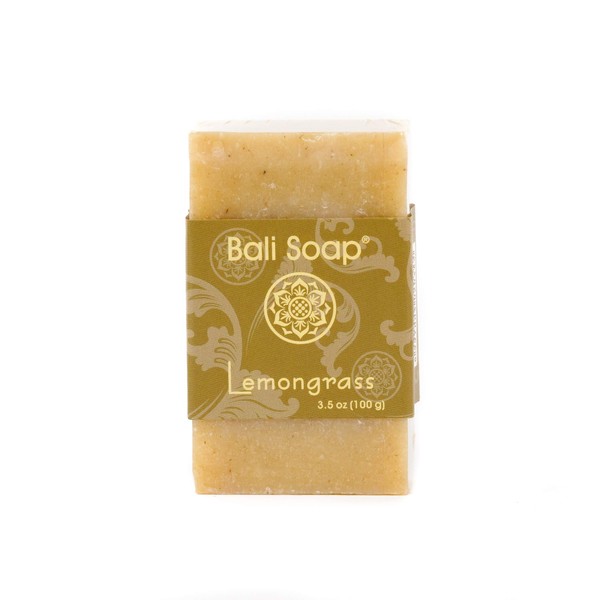 Bali Soap - Lemongrass Pack of 12, Natural Soap Bar, For Women, Men & Teens, Face or Body, Best for All Skin Types, 3.5 Oz each