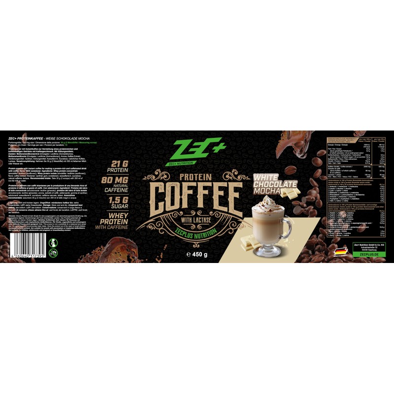 ZEC+ Protein Coffee White Mocha
