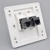 Female To Female CAT6 Gigabit Dual-Pass Network Wall Plug RJ45