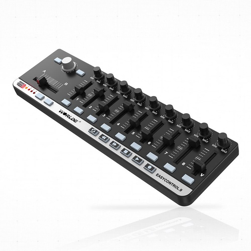 ERYUE EasyControl.9 Portable Mini USB 9 Slim-Line Control MIDI Controller