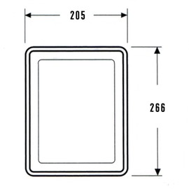 アズワン(AS ONE) AG 18-8ステンレス 角バット 267x203xH43mm 18枚取