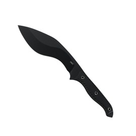 CRKT Clever Girl Kukri Compact Machete: Heavy Duty Powder Coated SK-5 Carbon Steel Blade, Textured G10 Handle with Sheath 2710