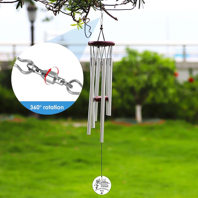 20 Pcs Swivel Spinning Hooks for Wind Spinners, 360 Smooth