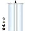 SR SUN RISE Luxury 10 Inch Large Square Stainless Steel