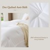 BDEUS White Ruffle Comforter Set Full Size, 3 Pieces Lightweight