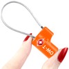 OW-Travel TSA Approved Luggage Locks Suitcase Locks (2 Pack) Cable