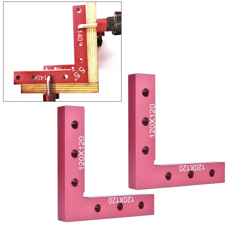 Woodworking Right Angle Fixing Clip L Shape 90 Degrees Ruler