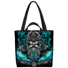 VOID Odin Viking Walhalla Bag 33 x 33 x 14 cm 15 L Shopping Bag Shopping Bag, multicoloured