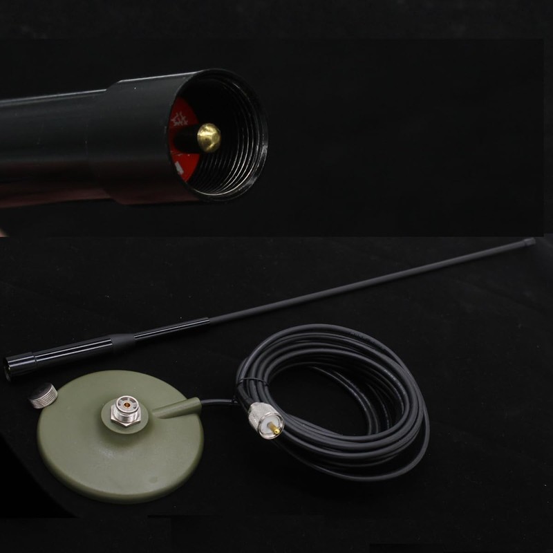 Soft Whiplash Walkie Talkie - 16 ft Mobile Magnetic Base