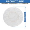 Tvoip 100Pcs White Non-Woven Sanitary Headphone Ear Cover, Disposable Super