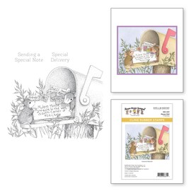 Spellbinders Mouse Mail Cling Rubber Stamps from the House-Mouse Everyday Collection