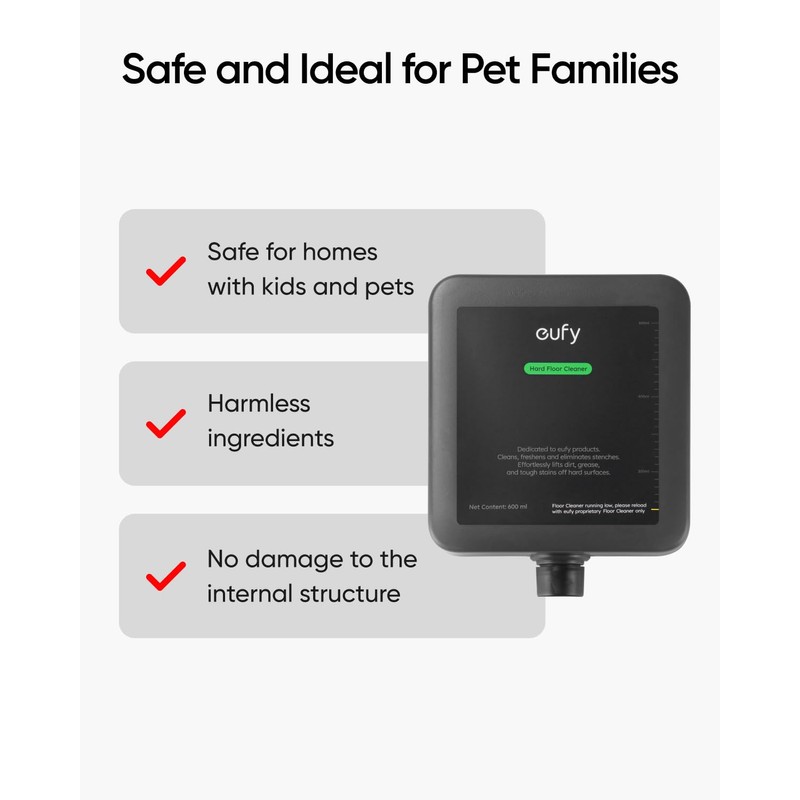 eufy Hard Floor Cleaner for Omni S1 Pro/S1, Safe and