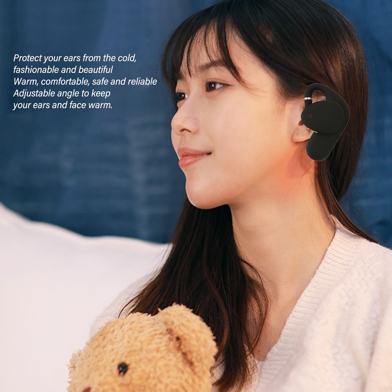 1 Pair Electric Heated Ear Warmer 3 Levels Temperature Control