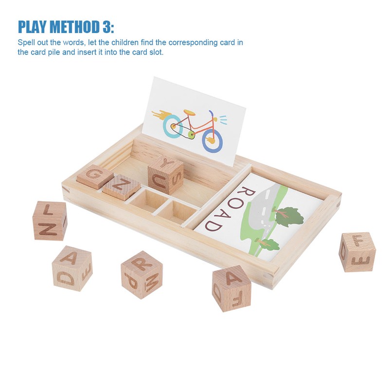 Construction Toys Early‑Learning English Letters Alphabet Baby Enlightenment Toy