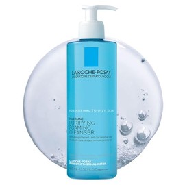 La Roche-Posay Toleriane Limpiador Facial Espumoso Purificante, Limpiador Facial Sin Aceite para Mujeres y Hombres con Niacinamida + Ceramidas, Limpiador de Poros Seguro para Piel Sensible, No Reseca