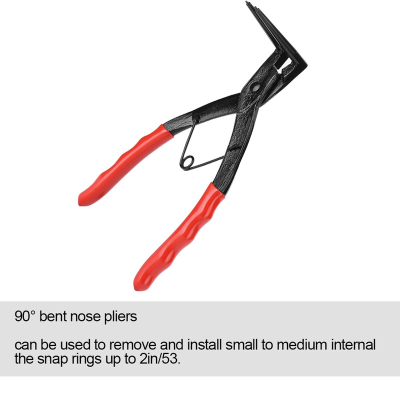 Internal Snap Ring Pliers Remover Retaining Circlip Pliers 90 Degree