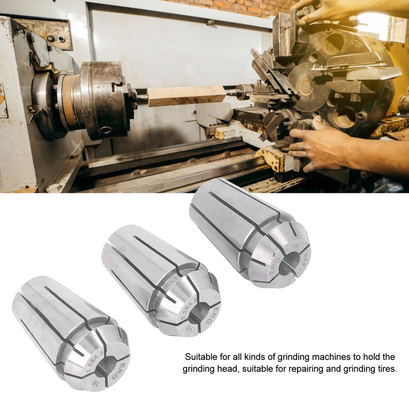 3PCS Collet Set CNC ERG16 Series Chuck Spring Collet Engraving