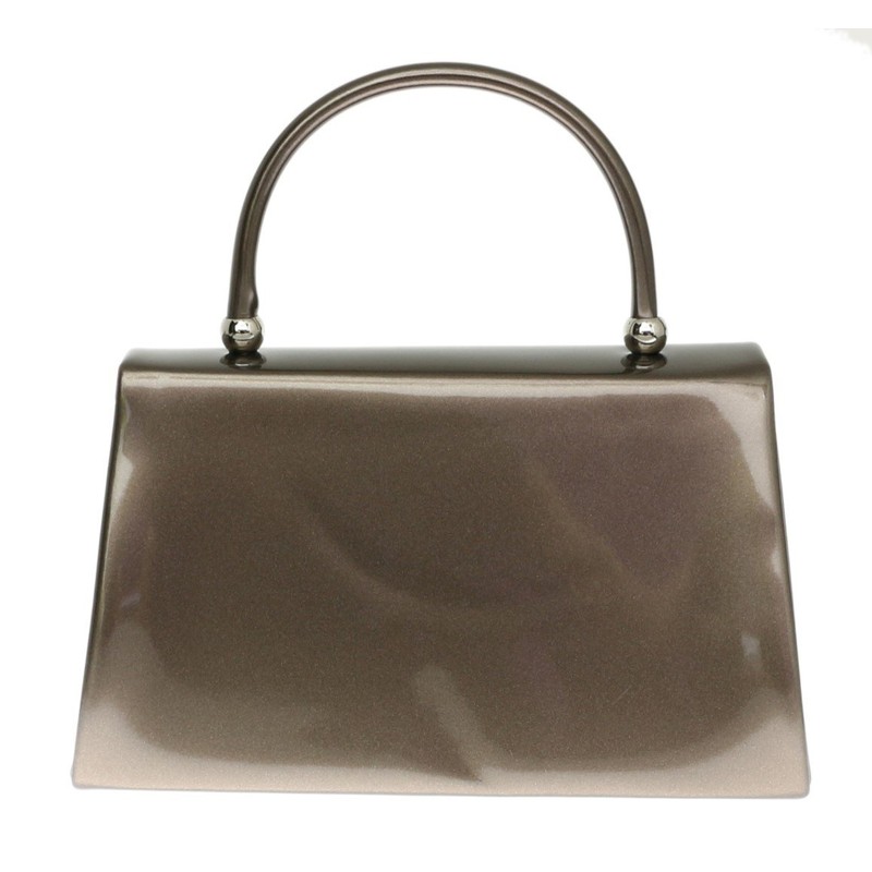 Girly Handbags Womens Patent Clutch Bag Handbag Small Hard Case