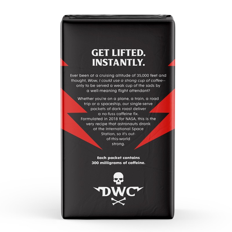 Death Wish Coffee Instant Dark Roast Coffee Packets, Bold &