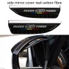2pc MUGEN Carbon Fiber Rear View Side Mirror Visor Shade