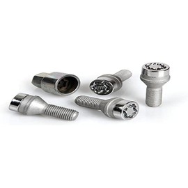 27179SU Wheel Lock Bolts SU M12 x 1,5, cone seat, shaft length 25,5 mm, Overall length 49,5 mm, Hex size 17mm, Key diameter 25,8 mm