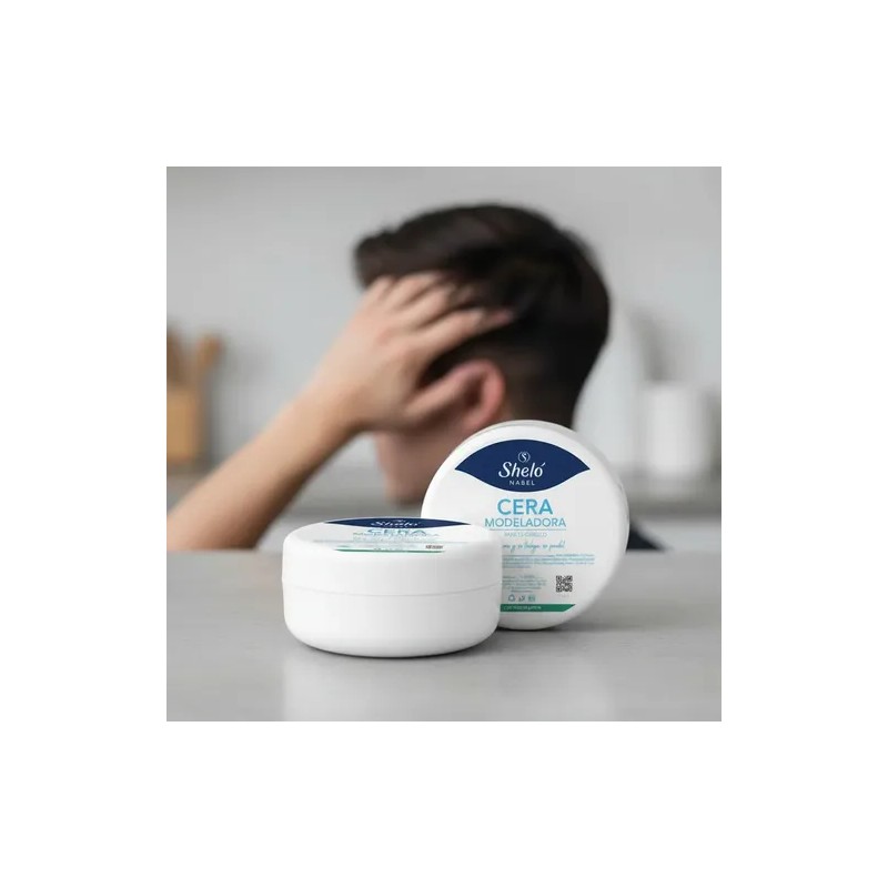 Pack 4 Cera Modeladora Para El Cabello 100g Shelo Nabel