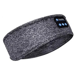 Sleep Headphones Bluetooth Wireless Headphones Headband Sports with Microphone Earphones Sleepband for Men Women Games Yoga Relaxation Workout Running(Gray)