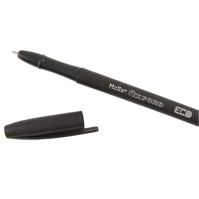 Helix Oxford Eco Pack of 10 Ballpoint Pens, (224702)