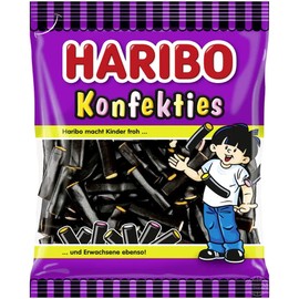 Haribo Konfekties Licorice Gummy Candy 160g