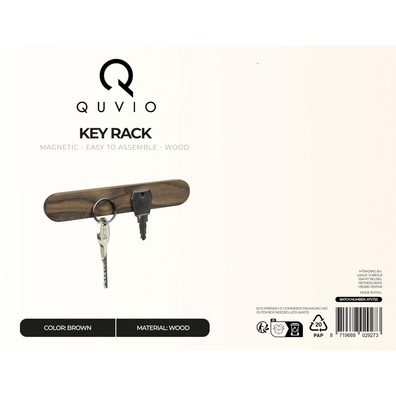 QUVIO Magnetic Key Holder, Key Holder, Key Holder, Key Holder,