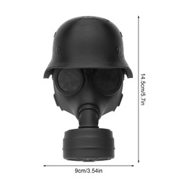 DAWRIS Protective Towing Hitch Cover Cap for Towing Hitch Dustproof Waterproof Towing Hitch Hat with Helmet and Mask with Choice of Eye Colour (Red)