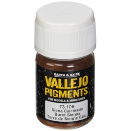 Vallejo 30 ml Pigments - Burnt Sienna, Brown