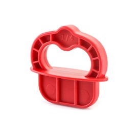 QWORK Deck Board Jig, 24 Pcs 1/4" Gap Deck Board Spacer Rings for Pressure Treated, Composite, PVC, Plank