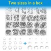 Mariyandh 528Pcs E-Clips Circlip Retaining Rings Assortment Set(1.2mm-10mm) and C-Clips