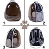 Expandable Cat Backpack, Space Capsule Transparent Pet Carrier for Small
