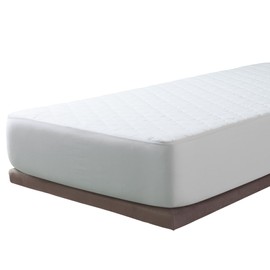 SAVEL - Mattress Cover (70x140 cm) Cot Bed Size | Aloe Vera | Breathable and Waterproof Mattress Protector - White