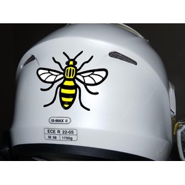 Colour (Yellow & Black) Manchester Bee Decal/sticker Car, Van, Laptop Proud to be Mancunian
