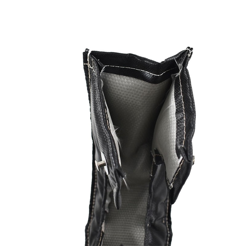 labwork Black T6 Turbo Heat Shield Blanket Cover with 2Inch