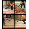 Leaf Blower Cordless with 2 3.0Ah Battery and Charger, 580CFM/160MPH