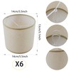 TAaMTYH Small Lamp Shades Cover Set of 6,Clip on Lamp,Drum